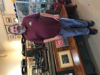 John Brundu Erie Depot Museum Volunteer